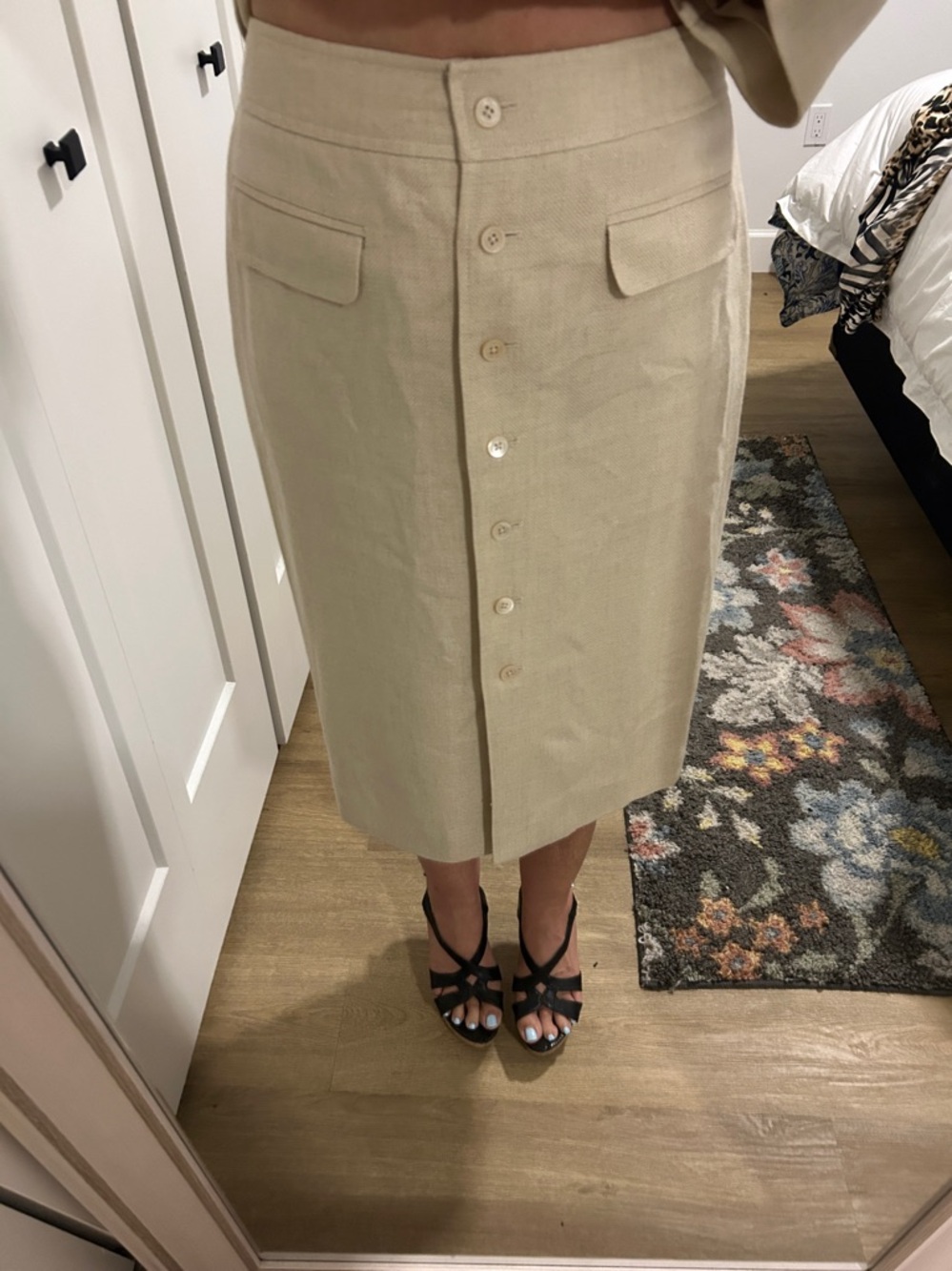 Vintage Brooks Brothers 2-Piece Double Breasted Top with Pencil Skirt |SZ 10/12 - Picture 12 of 14